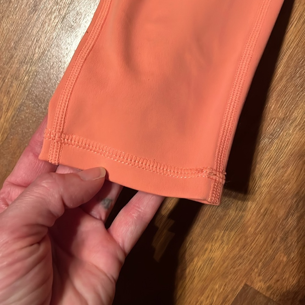 New peach color Mono b full length leggings - Picture 11 of 16